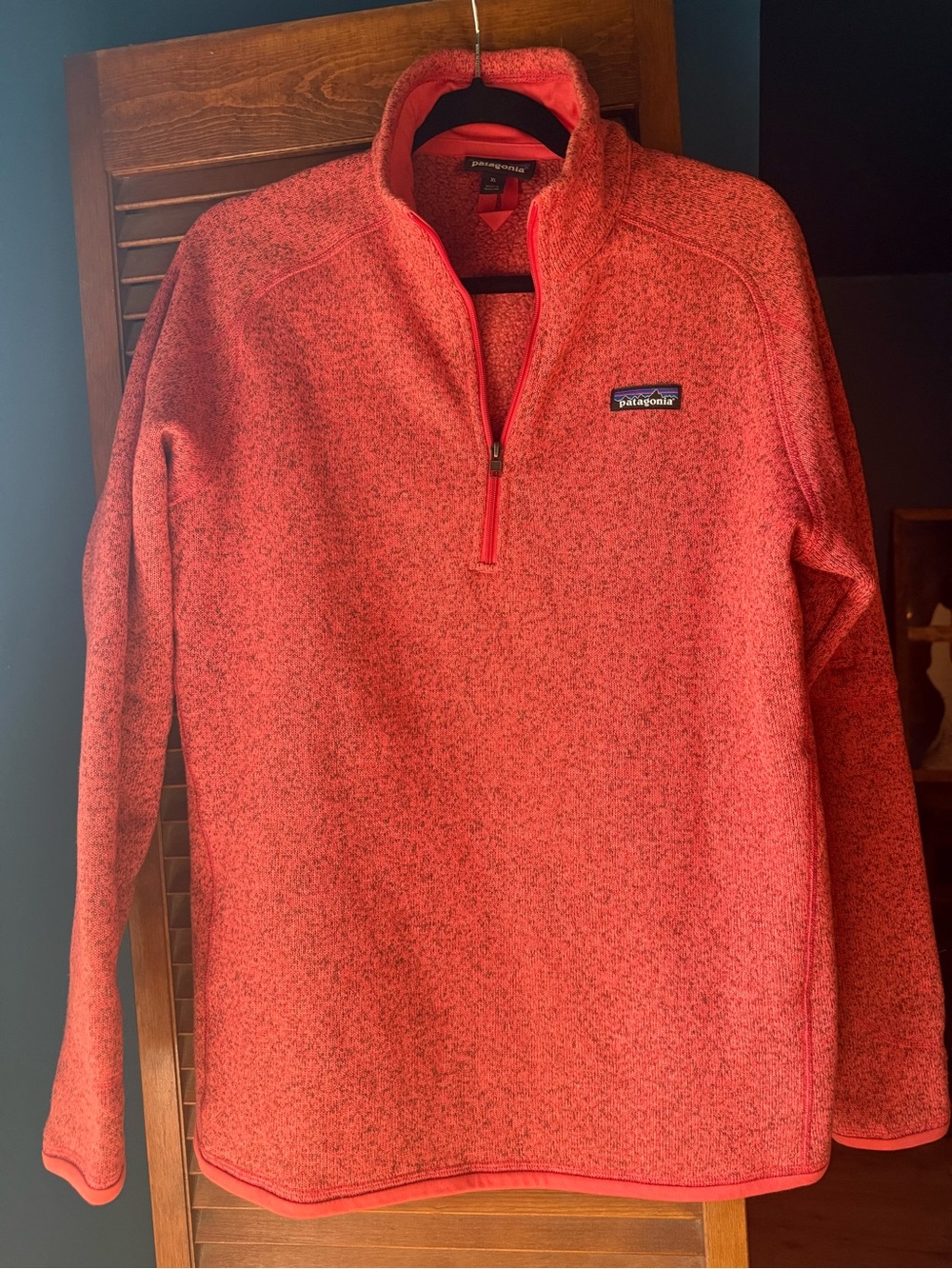 Patagonia Women’s Salmon Heather Half-Zip Fleece Pullover - Better Sweater